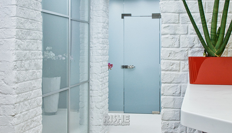 №225  # Беспрофильное остекление, . 'RISHE-С1', ^ Тонированные, ` Цельностеклянные двери.jpg